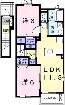 カルム・Ｍの物件間取画像